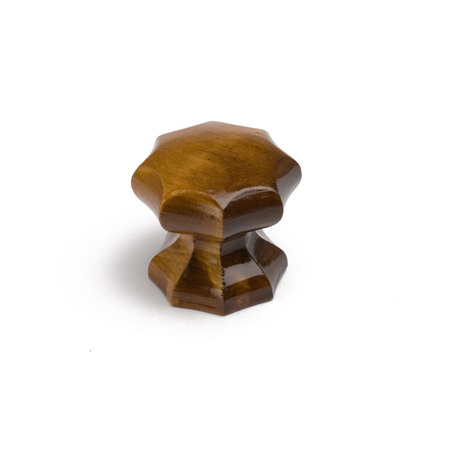 Ручка-кнопка деревянная грани Палисандр (Йошкар-Ола)