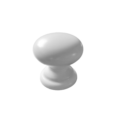 Ручка-кнопка деревянная Белая (Йошкар-Ола) 30714