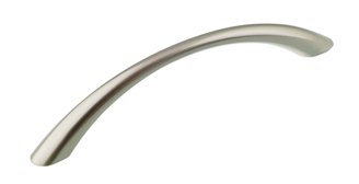 Ручка-скоба мебельная "ZY-8C" 128мм, никель (303179)